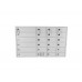 FixtureDisplays® 24-Slot Cellphone iPad USB Charging Station Lockers Assignment Mail Slot Box  24 W x 15 H x 8